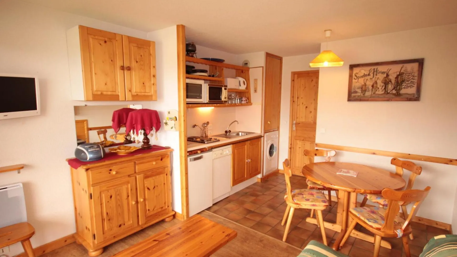 Charmant Studio Cabine Avec Balcon Et Vue Sur Pistes - Fr-1-293-288 Hauteluce